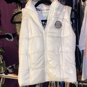 Aeropostale white vest medium